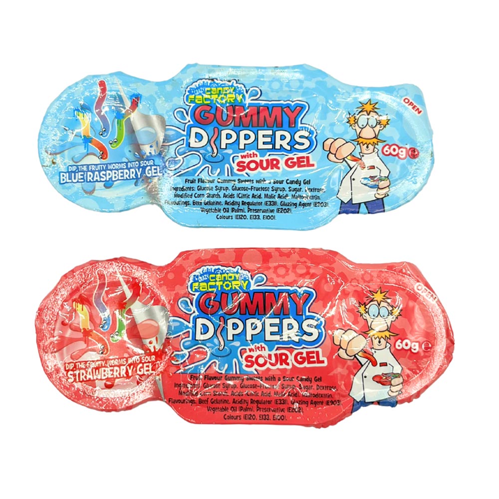 Gummy Dippers with Sour Gel