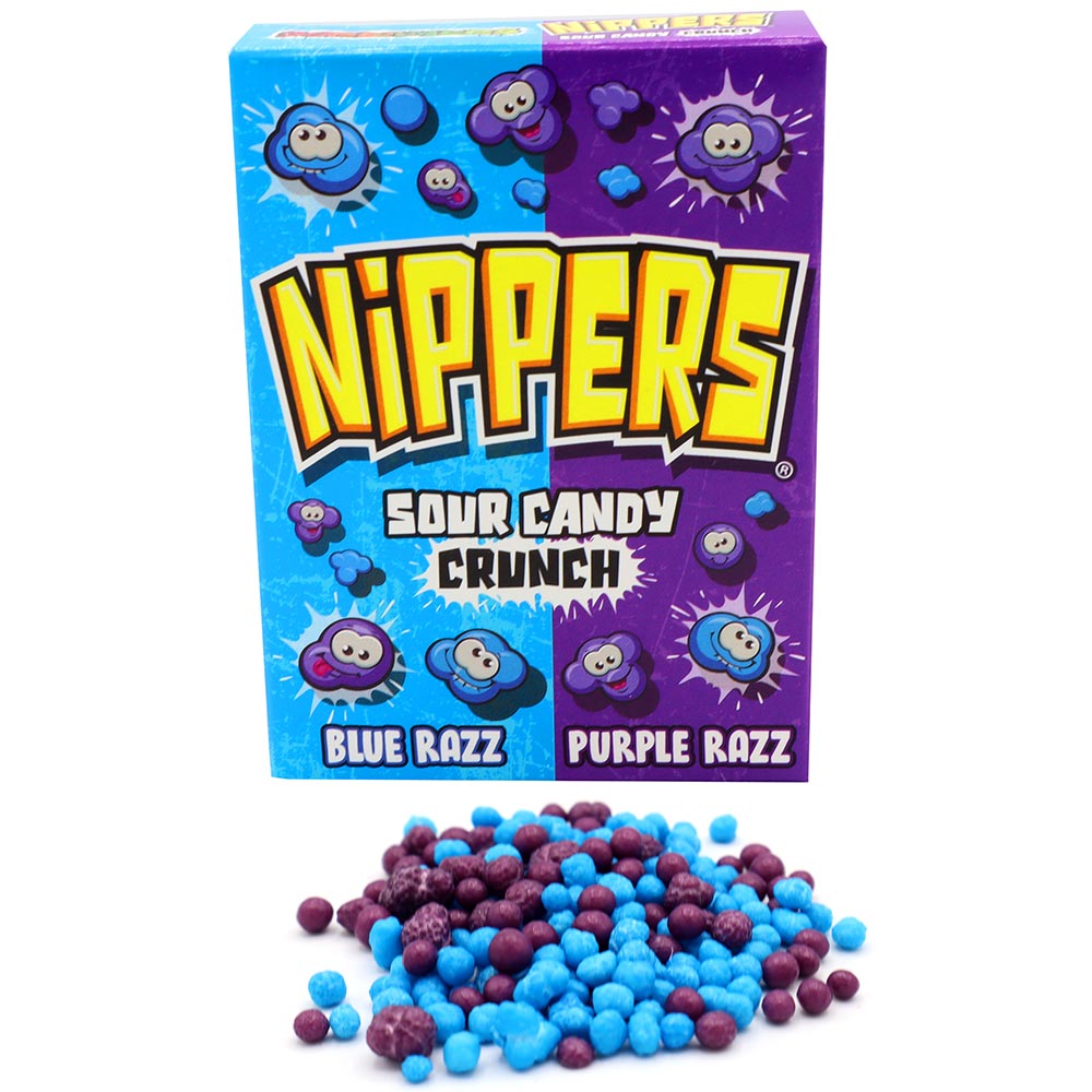 Nippers Blue & Purple Razz Box 50g