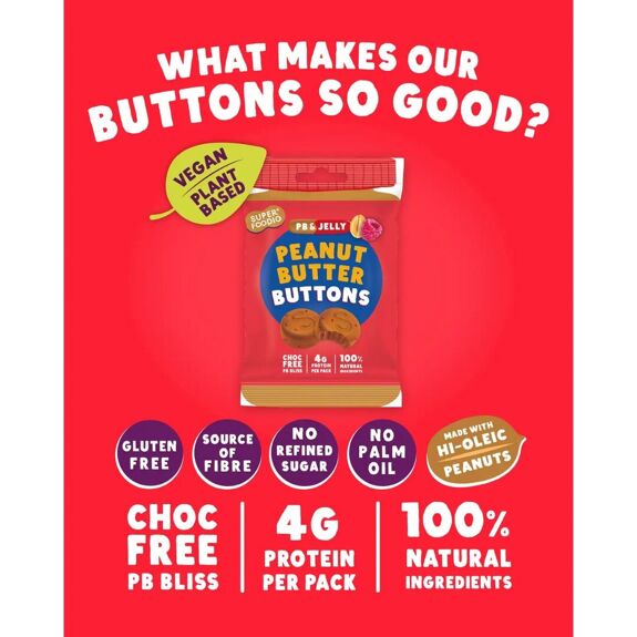 Peanut Butter Buttons - PB&J