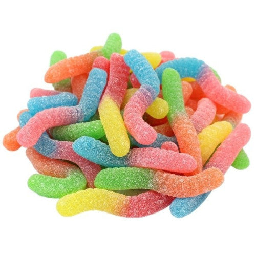 Fizzy Sour Neon Worms