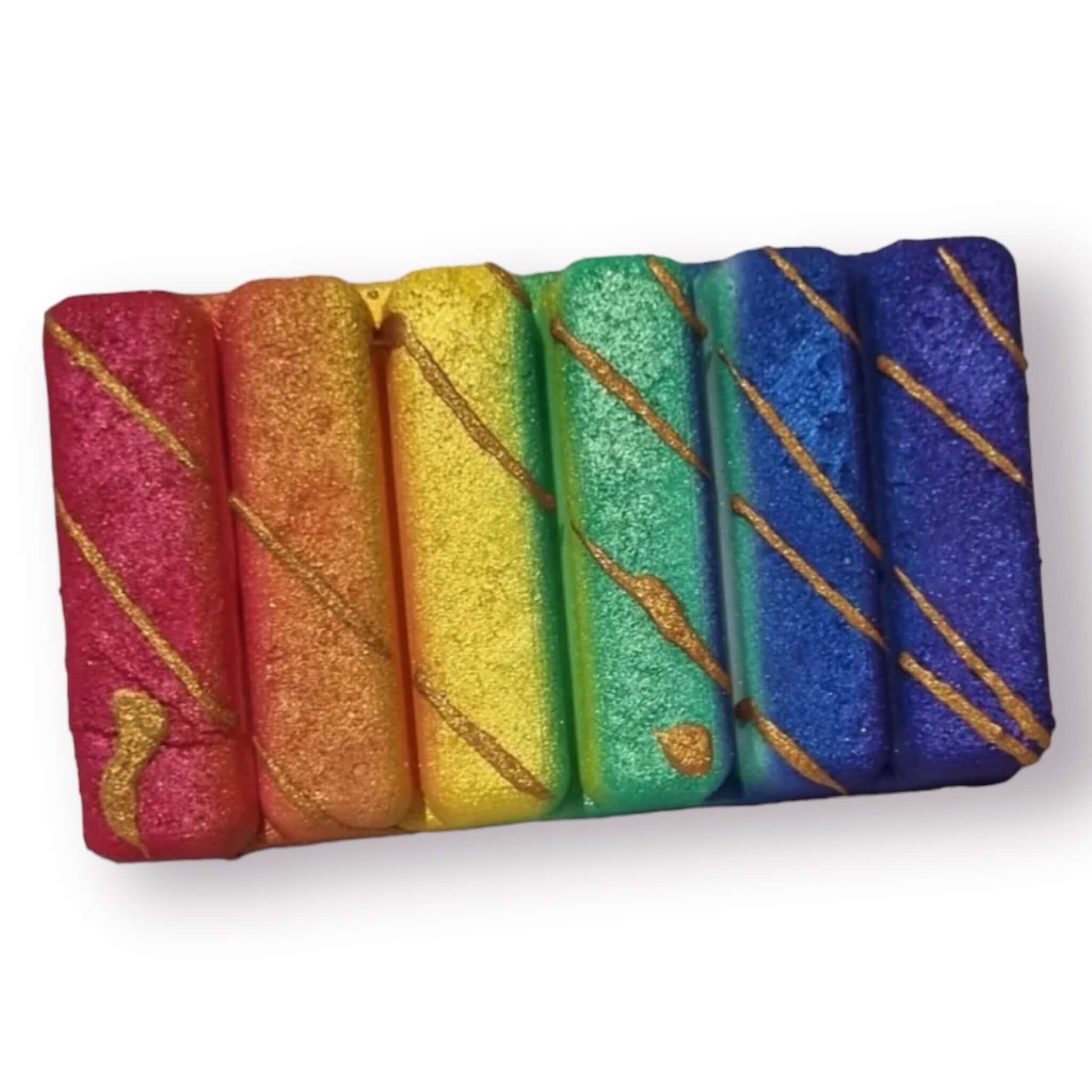 Rainbow Snap Bar Bath Bomb