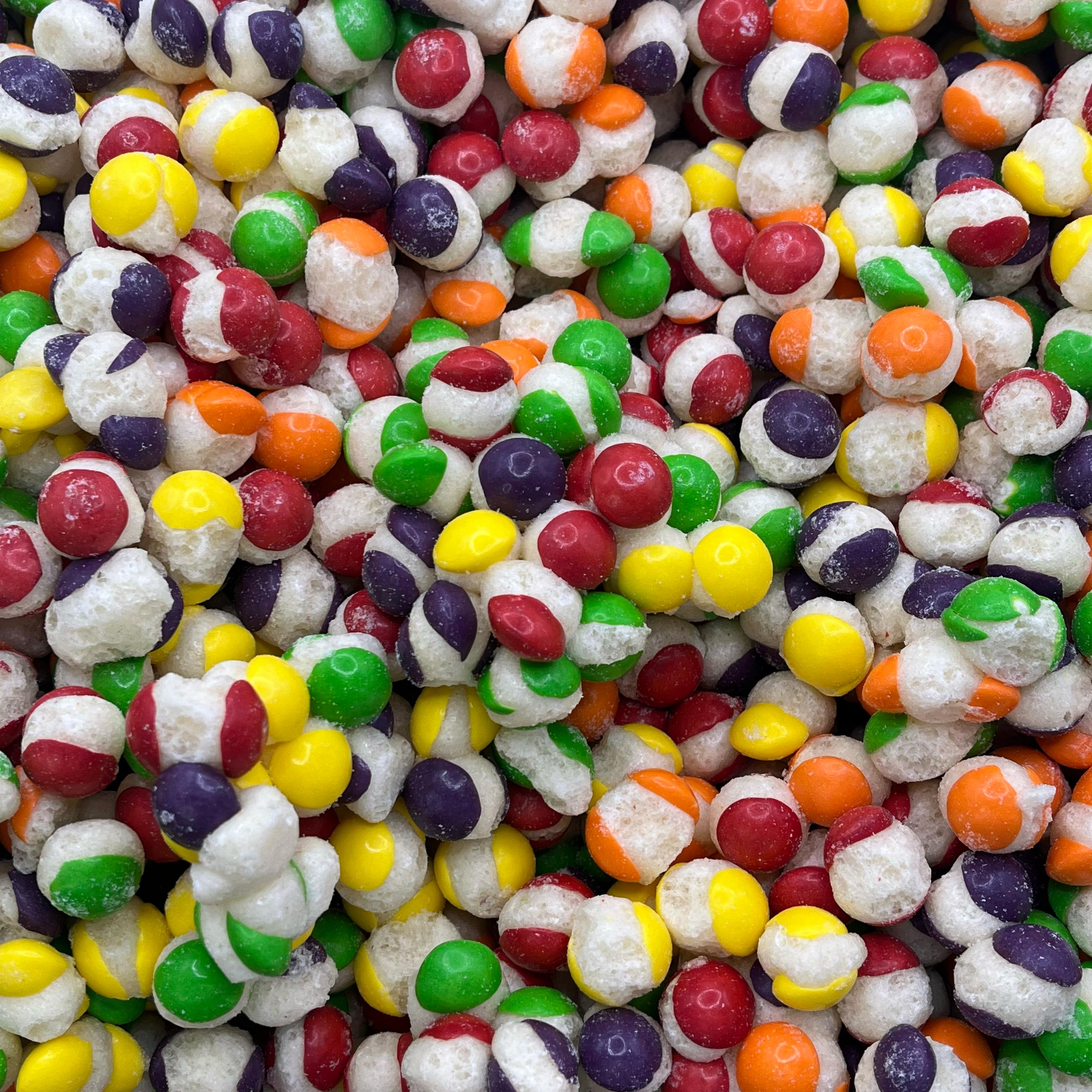 Fruit Balls (Skittles) Original - Freeze Dried Sweets - Vegetarian, Vegan & Halal