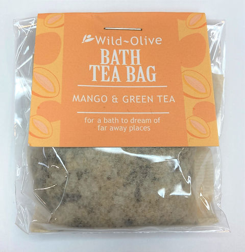 Mango & Green Tea Bath Tea Bag