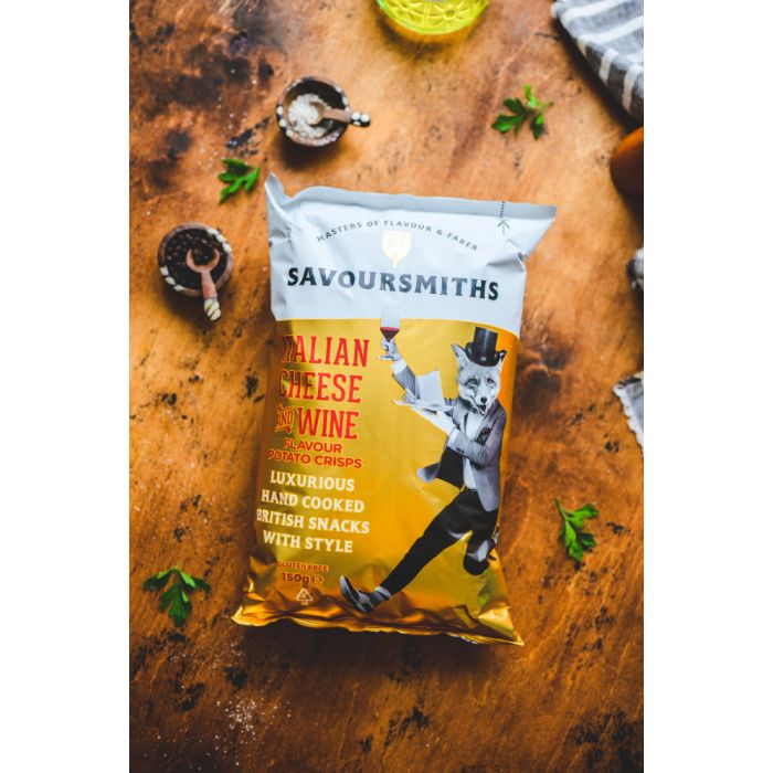 Italian Cheese and Wine Flavour Potato crisps