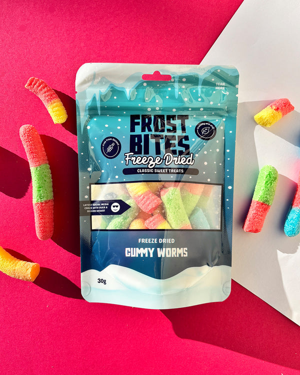 Frost Bites - Freeze Dried Gummy Worms 50g