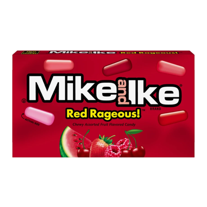 Mike & Ike Red Rageous Theatre Box 120g