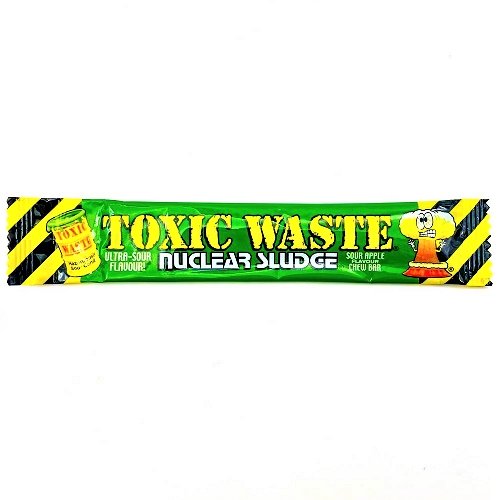Toxic Waste Nuclear Sludge Sour Apple Chew Bar 20g