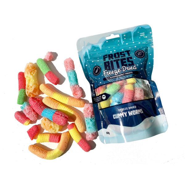 Frost Bites - Freeze Dried Gummy Worms 50g