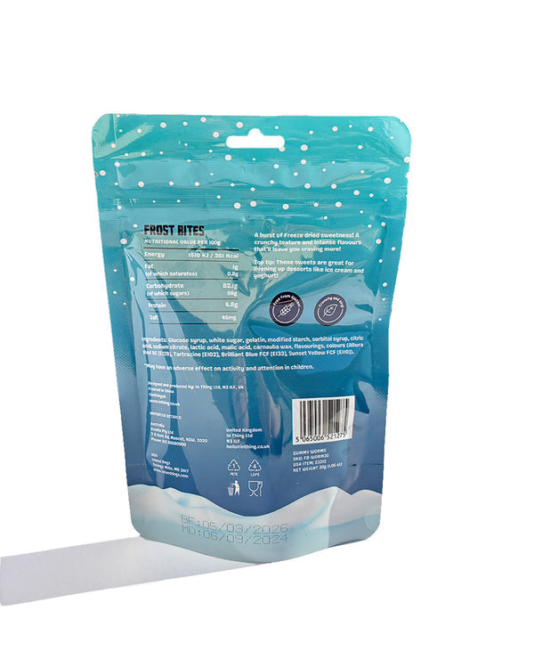 Frost Bites - Freeze Dried Gummy Worms 50g