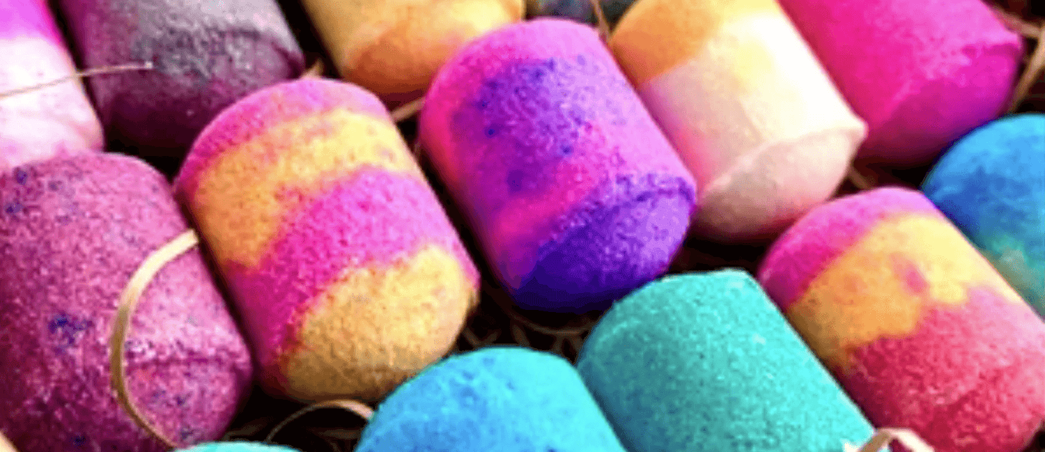 Shot Bombs Mini Bath Bombs from Lucky Leaf Bath Bombs