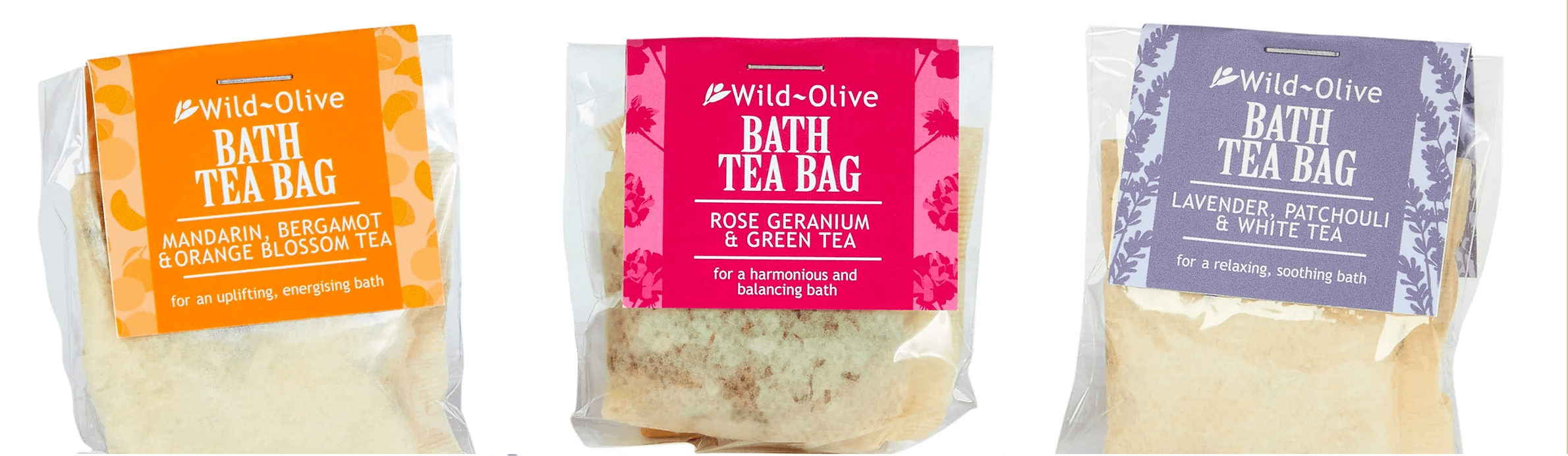 Wild Olive Bath Tea Bags
