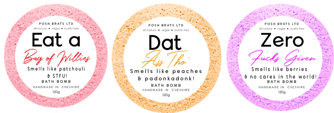 Cheeky Quote Bath Bombs