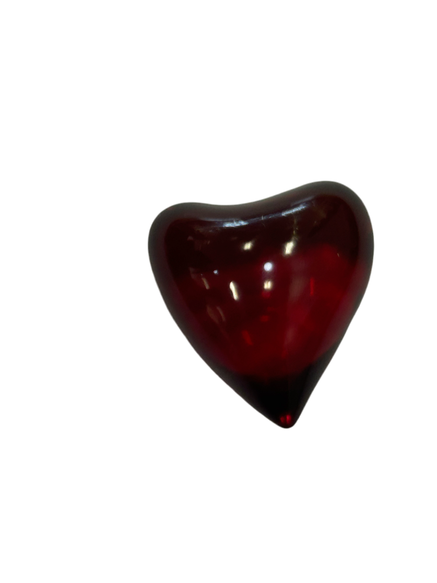 Dark Red Heart Bath Pearl