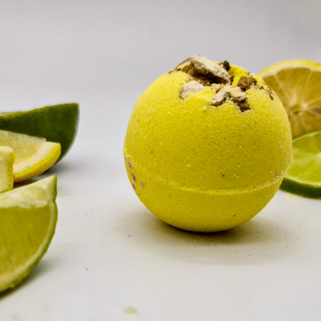 Lemon and Lime Aromatherapy Bath Bomb