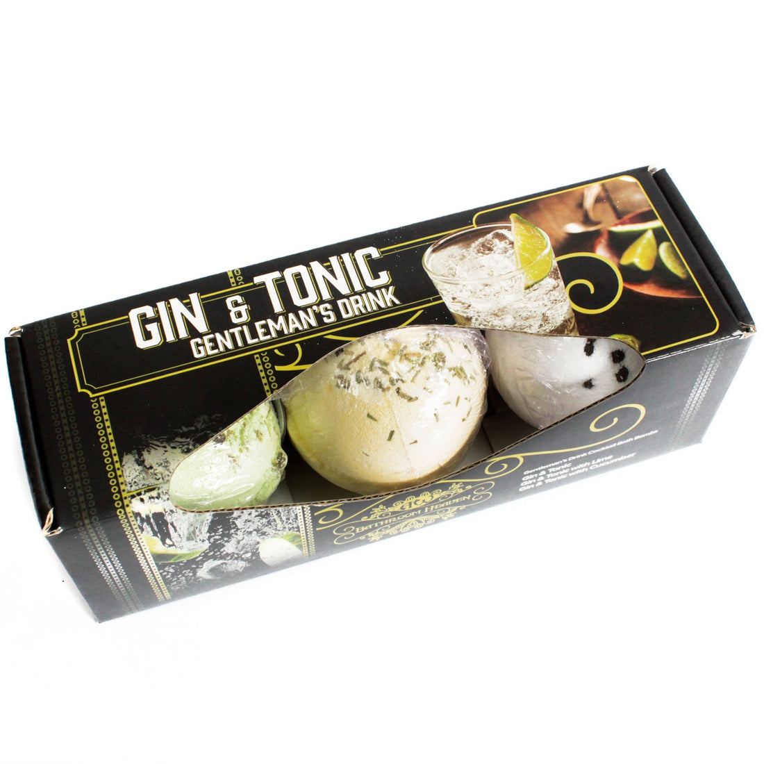 Gin &amp; Tonic Cocktail Bath Bombs - Set of 3