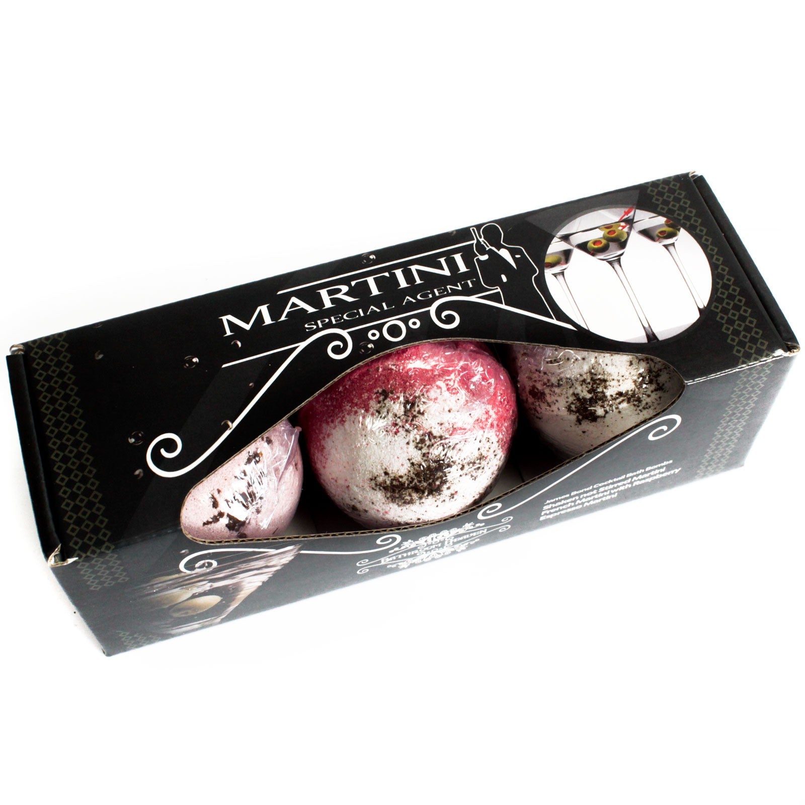 Martini Cocktail Bath Bombs - Set of 3