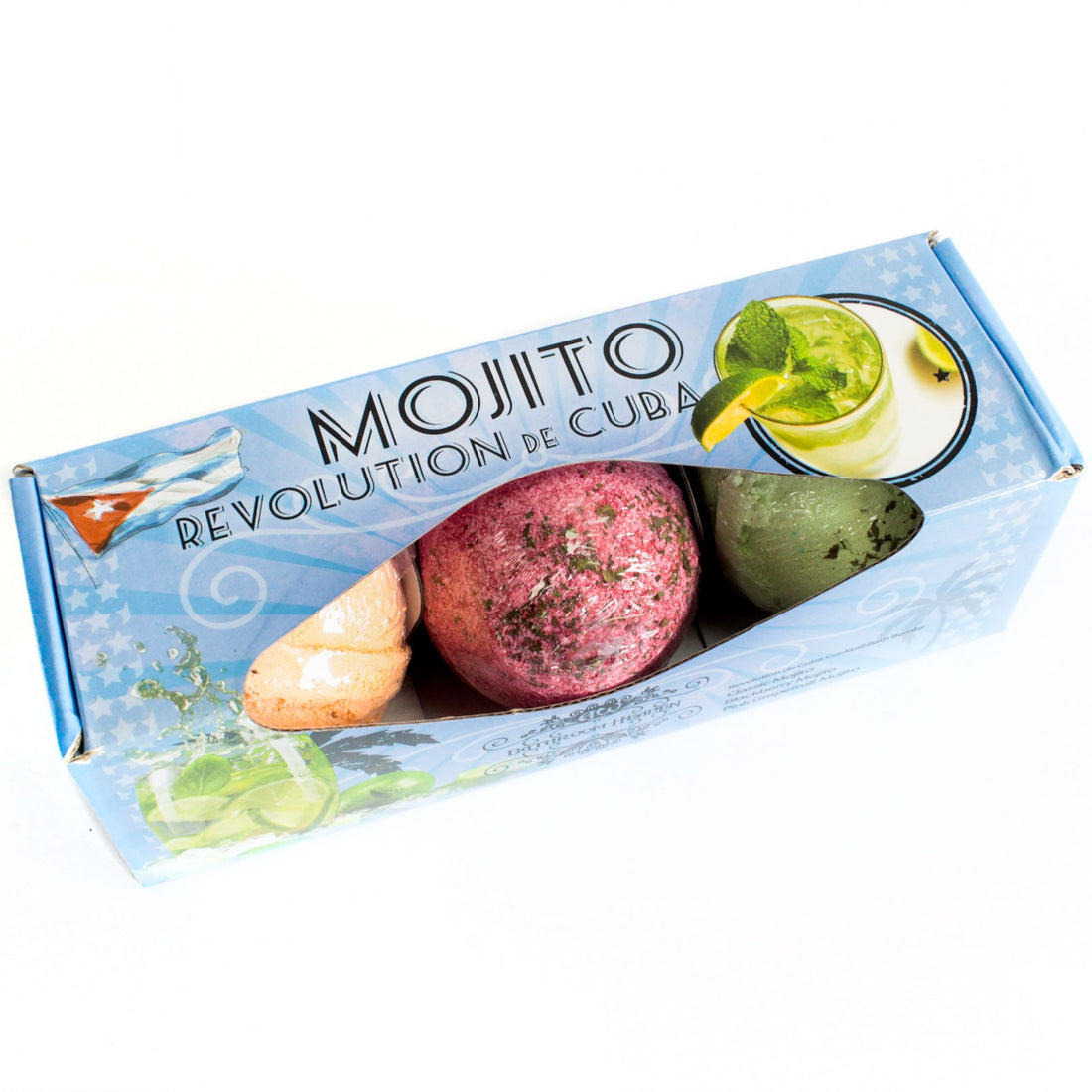 Mojito Cocktail Bath Bombs - Set of 3