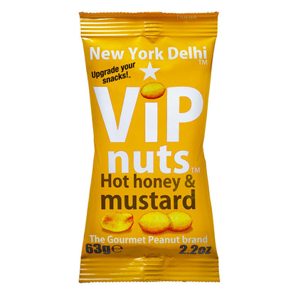 New York Delhi ViPnuts Hot Honey &amp; Mustard Peanuts