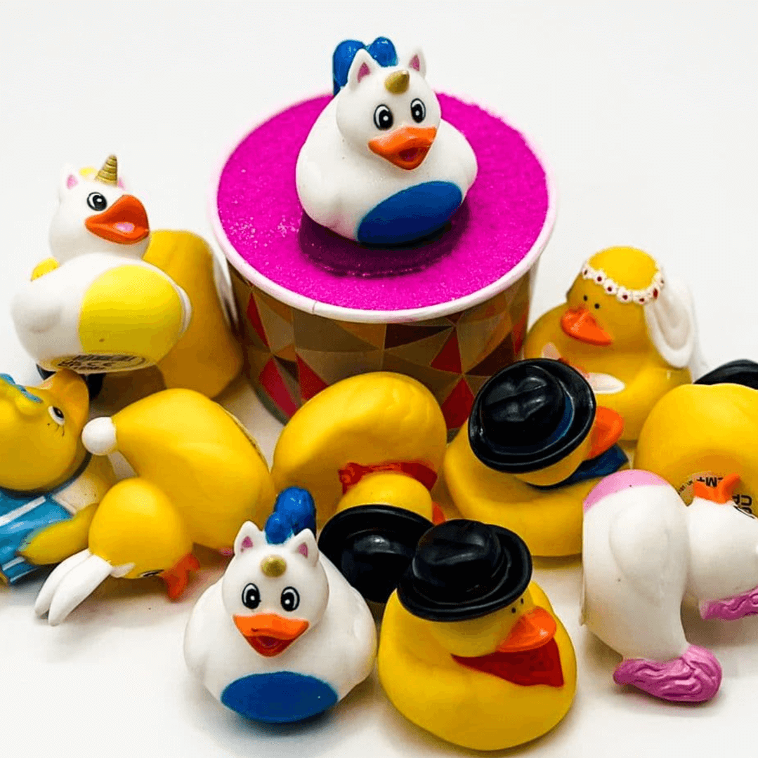 Duck Cup Bath Bomb Scented Candy Hearts