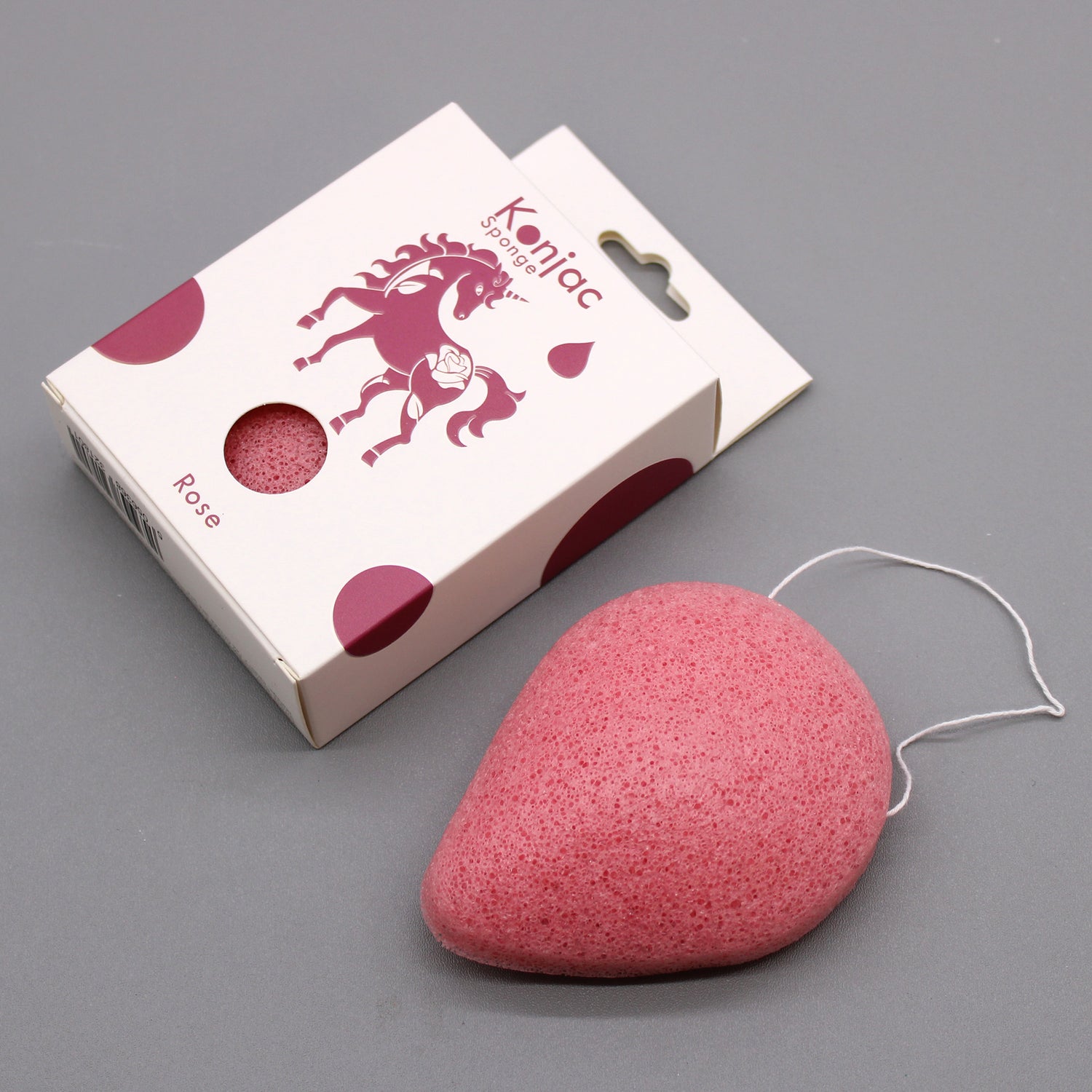 Rose - Anti-aging - Teardrop Konjac Sponge