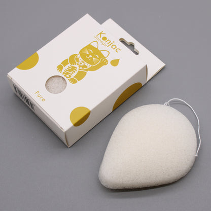 Natural - Sensitive skin - Teardrop Konjac Sponge