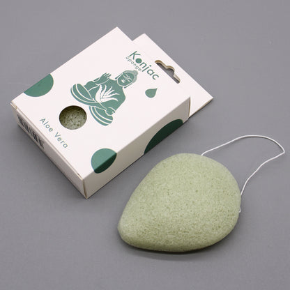 Aloe Vera - Healing - Teardrop Konjac Sponge