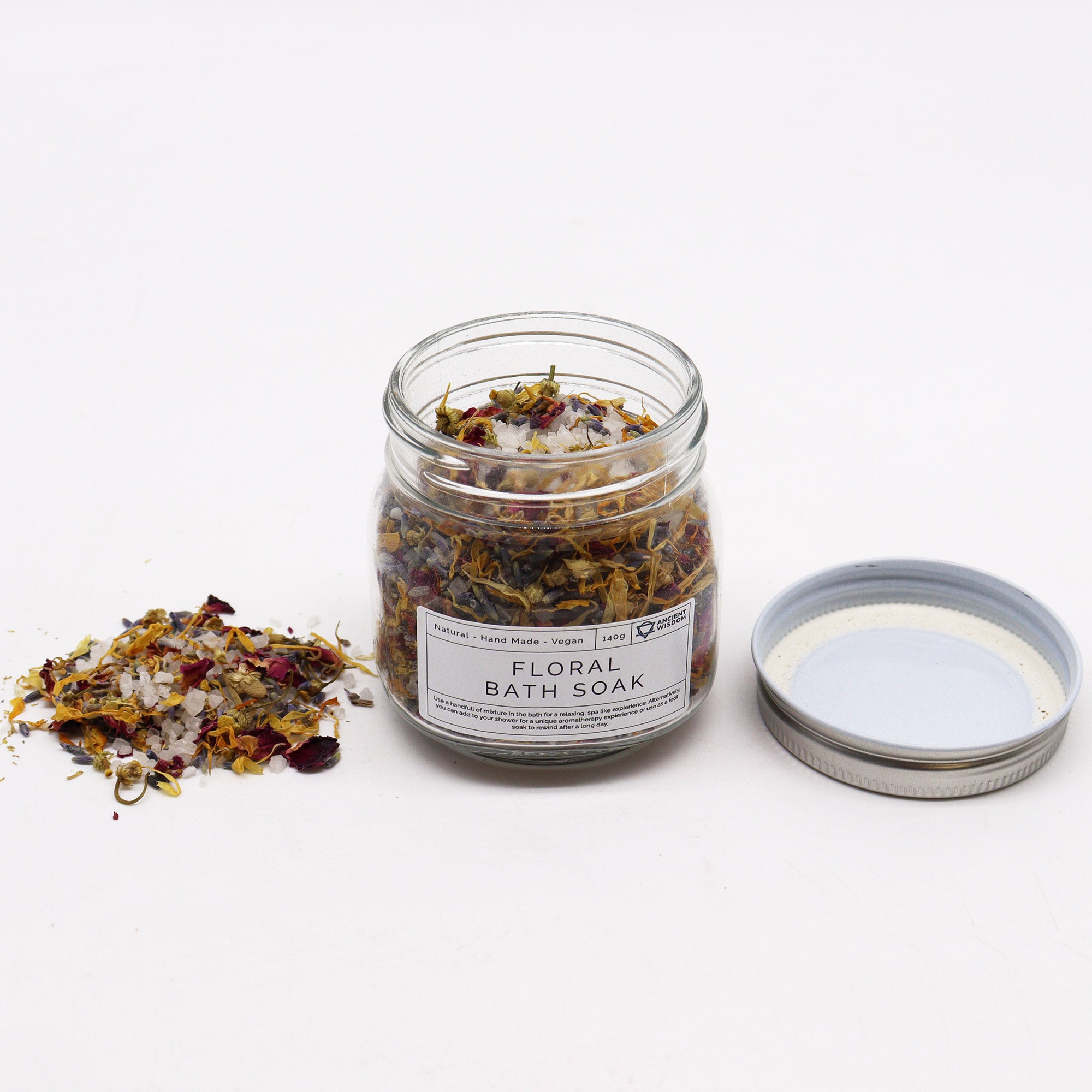 Floral Bath Soak - Natural - 140g