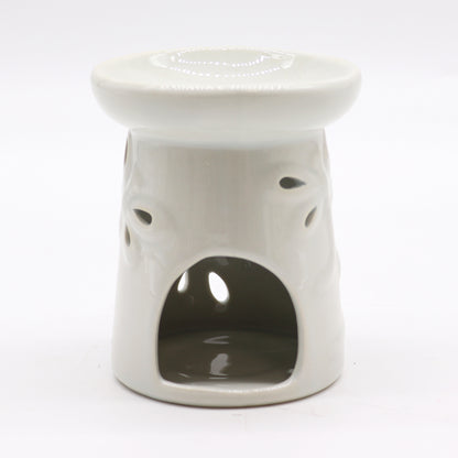 Classic White Oil Burner - Dragonfly