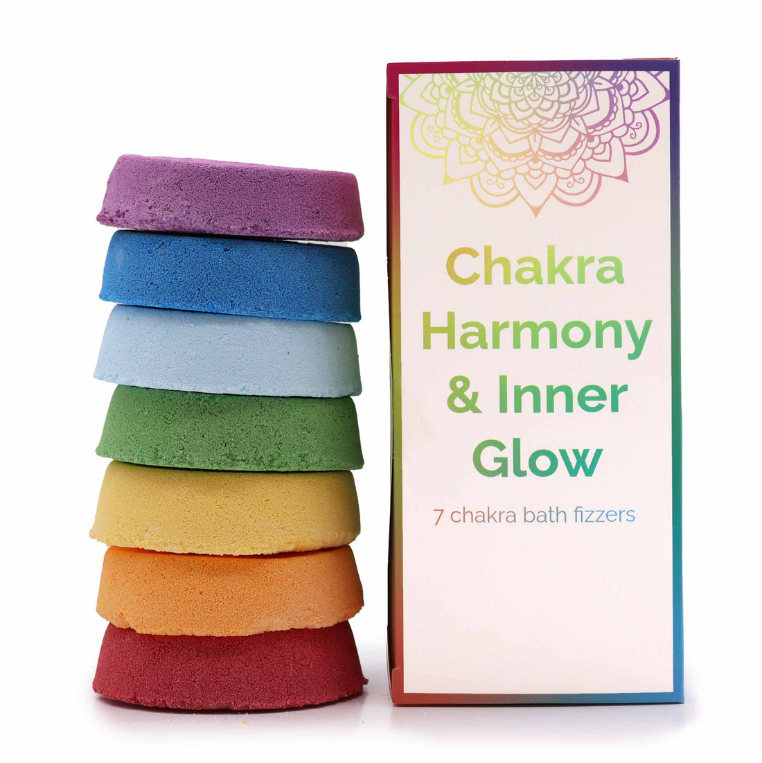 Chakra Bath Fizz - Large Box - Chakra Harmony &amp; Inner Glow
