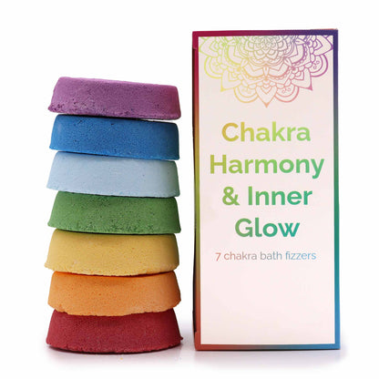 Chakra Bath Fizz - Large Box - Chakra Harmony &amp; Inner Glow