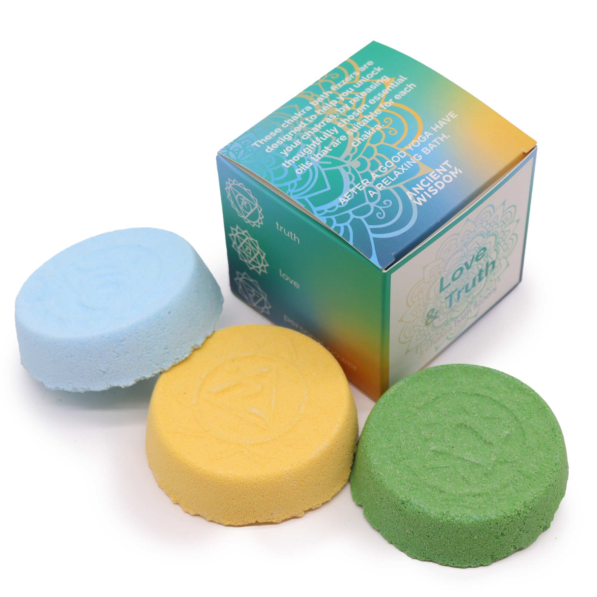 Chakra Bath Fizz - Small box - Love &amp; Truth