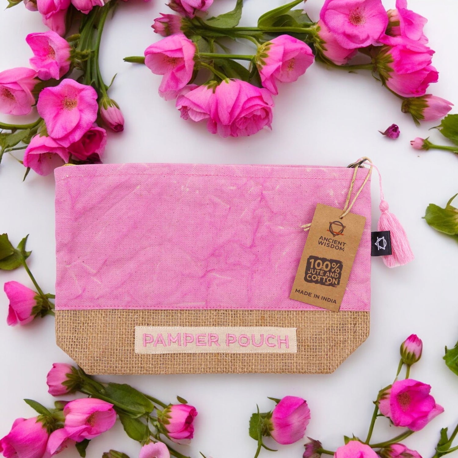 Pink &amp; Purple Pamper Pouch -  Stonewash