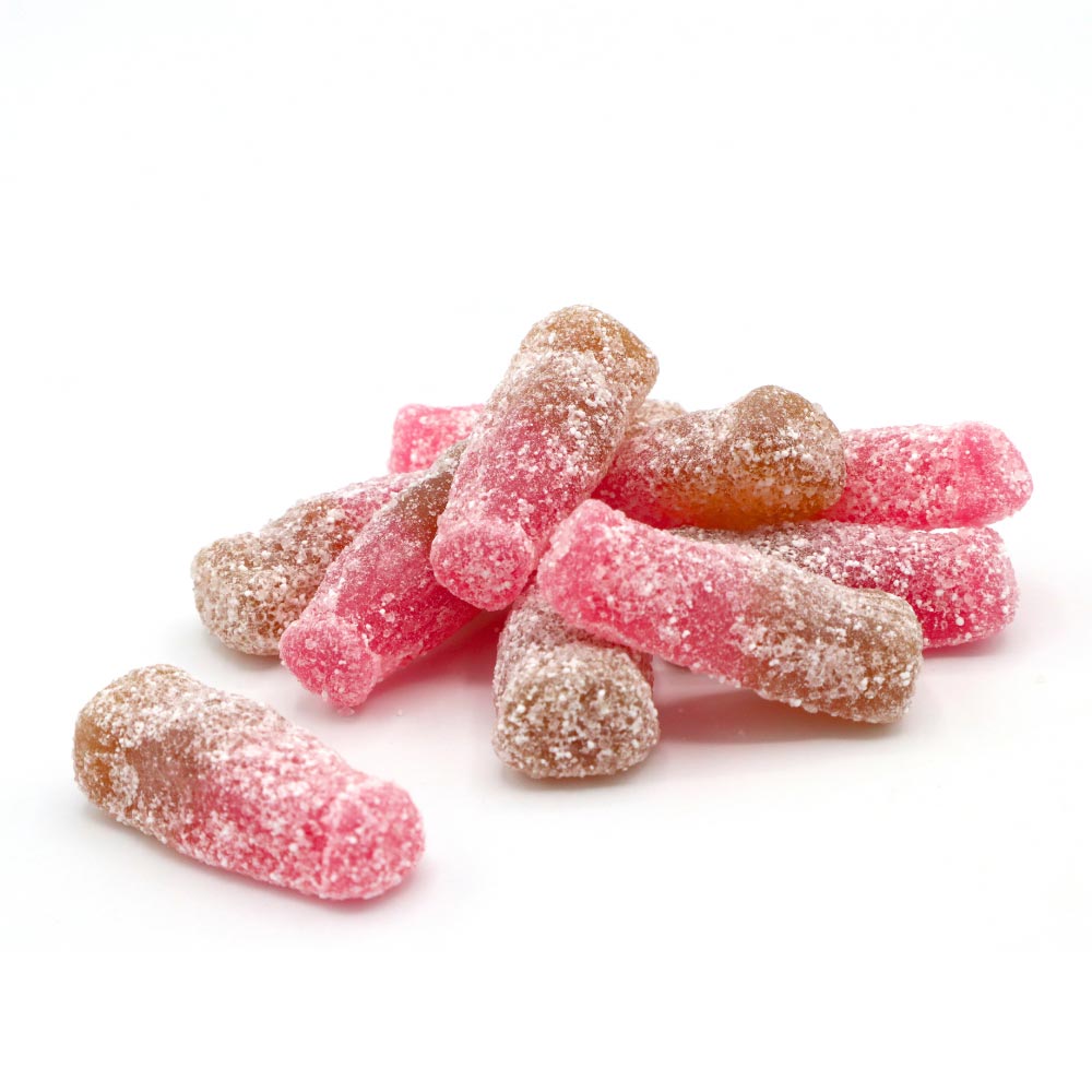 Vegan Fizzy Cherry Cola Bottles