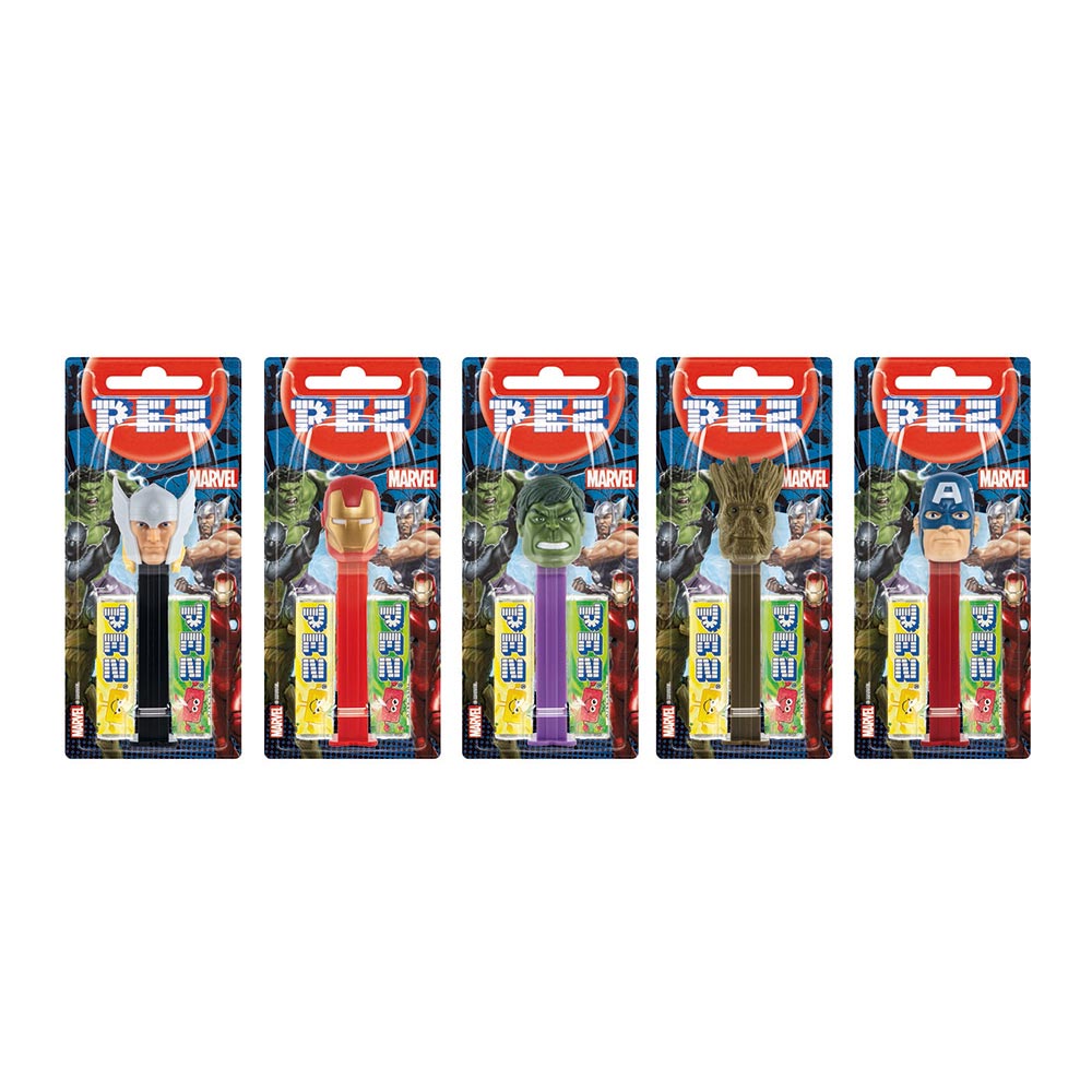 Pez Marvel Avengers 4 1+2 Pack