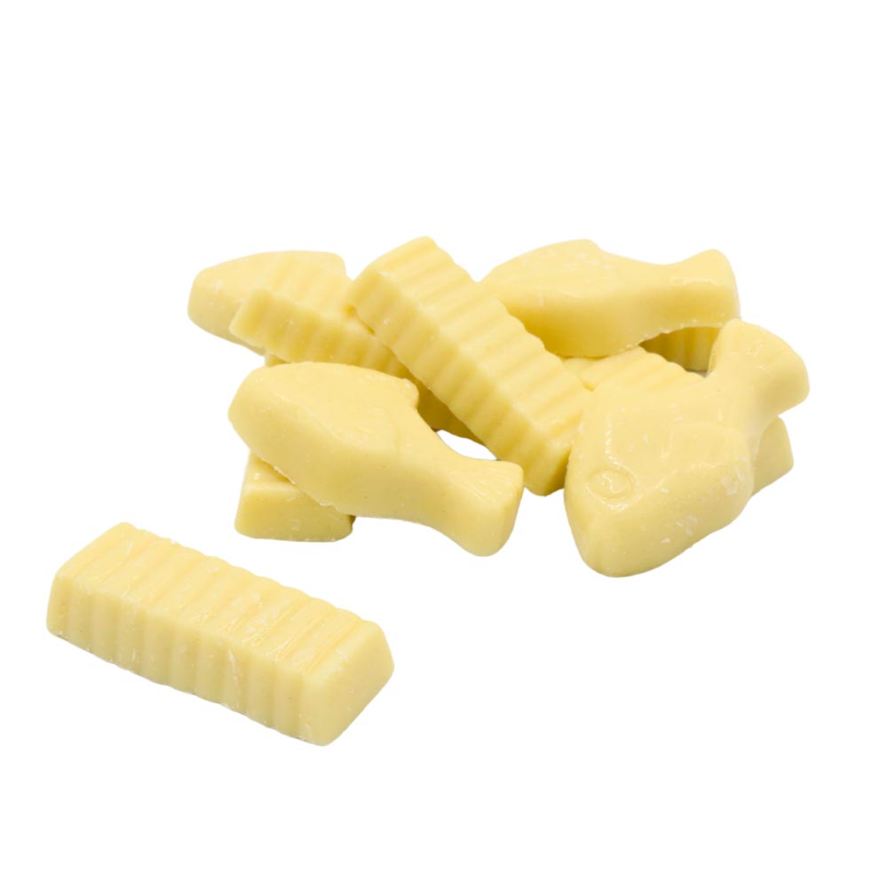 Fish &amp; Chips White Chocolate