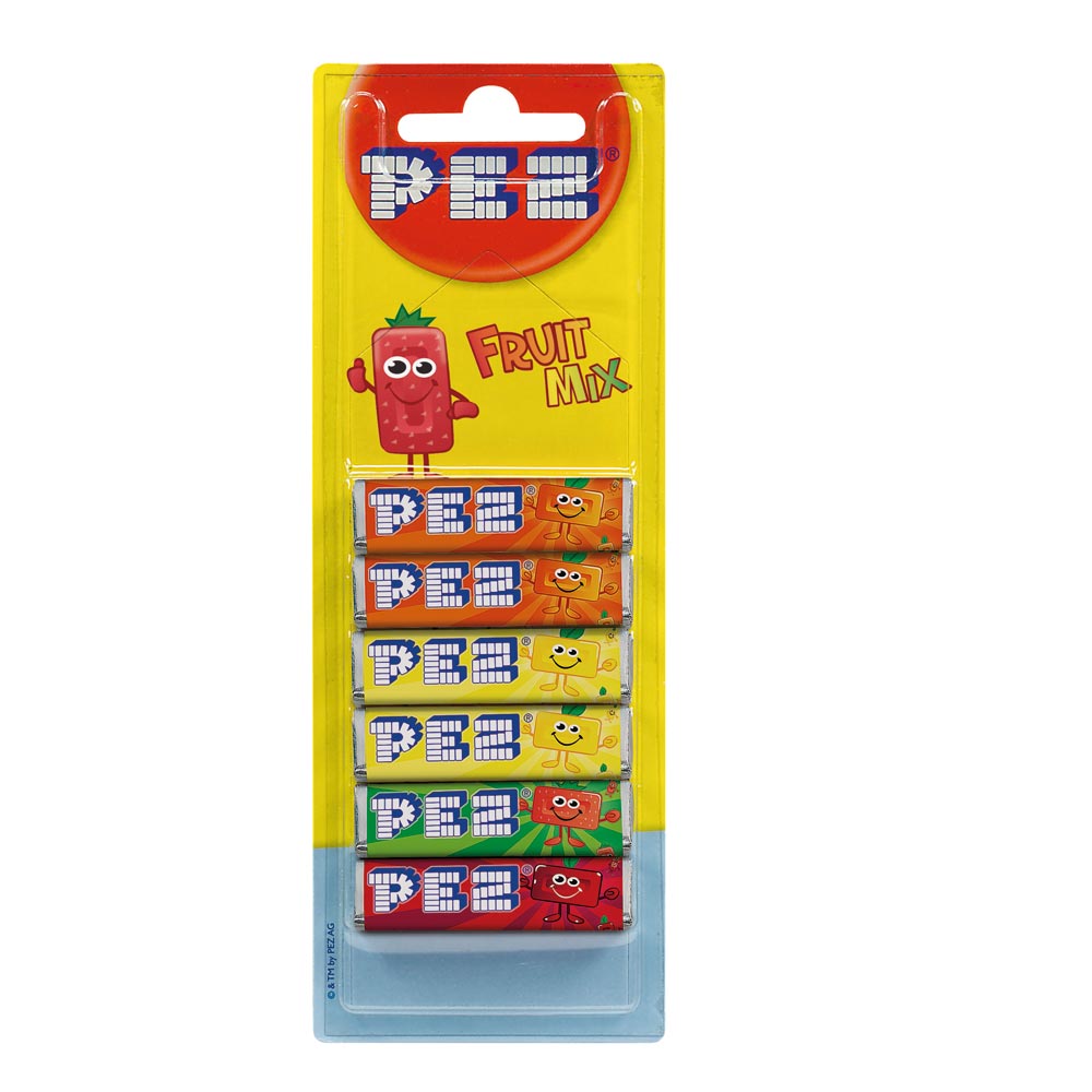 Pez Fruit Mix Refills 6 Pack