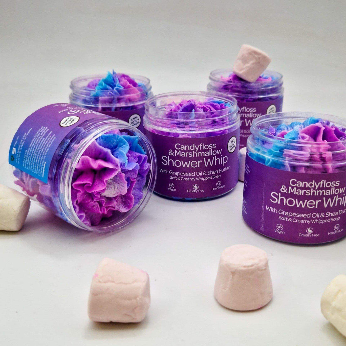 Candyfloss and Marshmallow Shower Whipped Soap