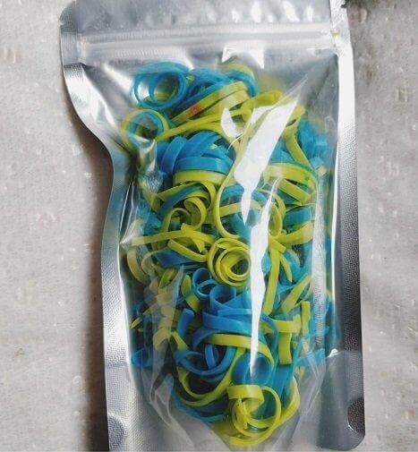 Blueberry and Vanilla Spaghetti Fun Soap