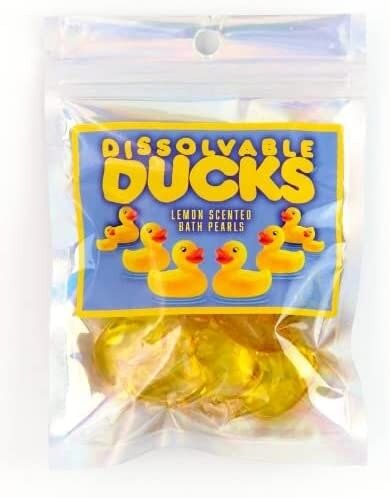 Dissolvable Ducks Bath Pearls