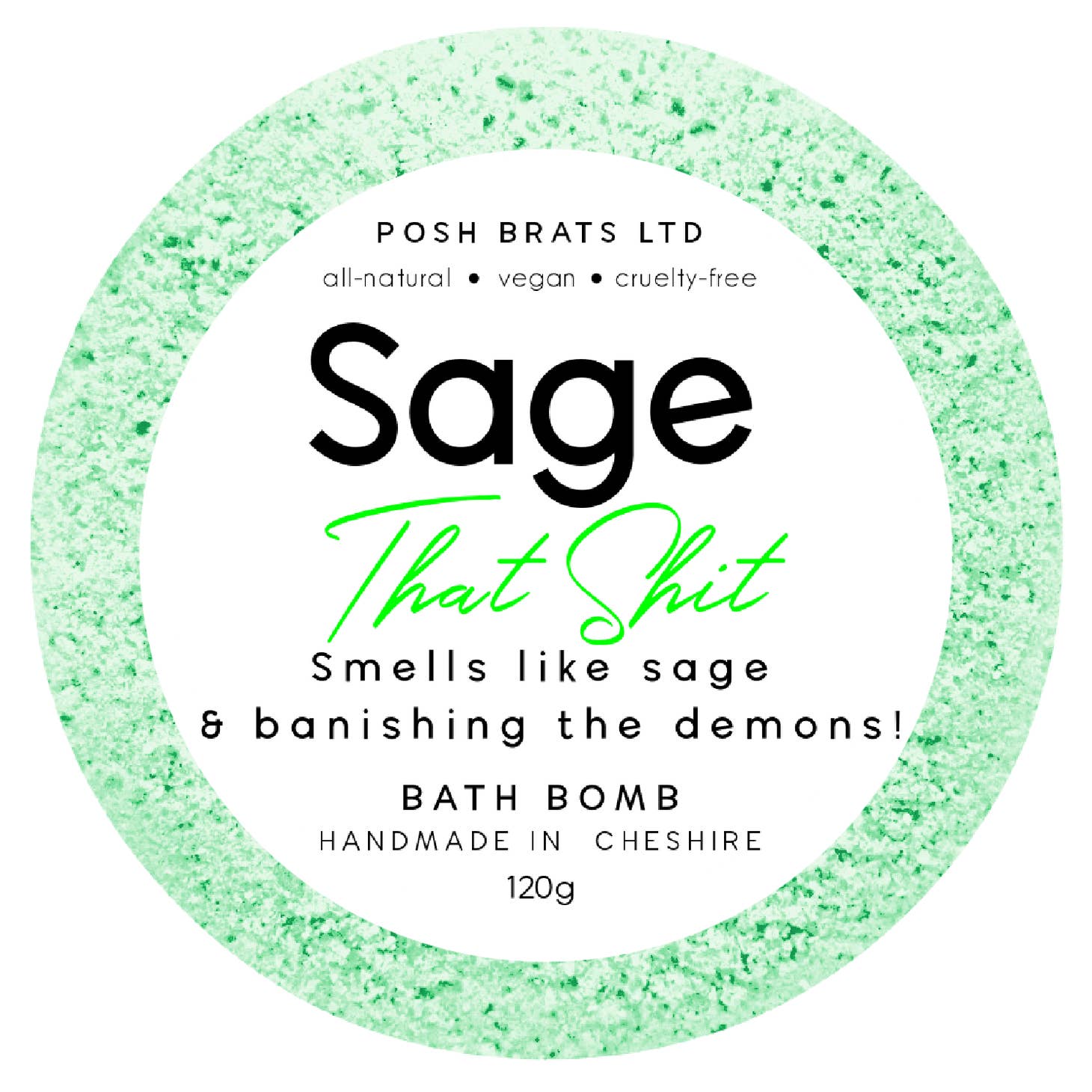 Sage That Shit! Fizzy Bath Bomb