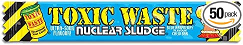 Toxic Waste Blue Raspberry Chew Bars 20g
