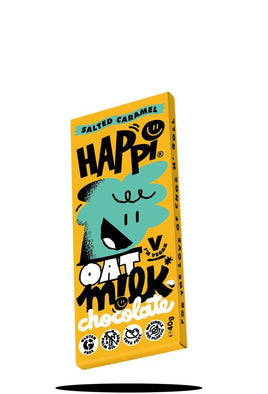 Salted Caramel Happi Vegan Oat M!lk Chocolate Bar - 40g