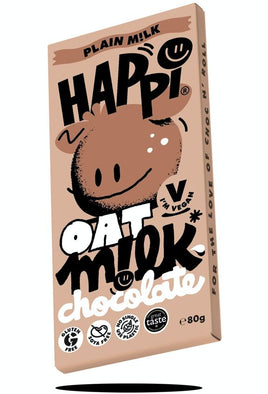 Plain M!lk Happi Vegan Oat M!lk Chocolate Bar - 80g