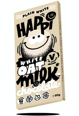 White Happi Vegan Oat M!lk Chocolate Bar - 80g