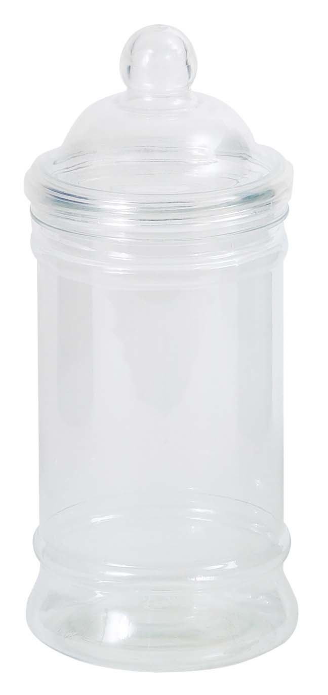 Victorian Plastic Sweet Jar 500ml (Empty)