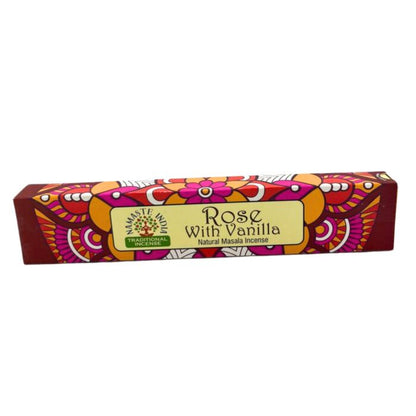 Namaste Mandala Masala Incense - Rose With Vanilla