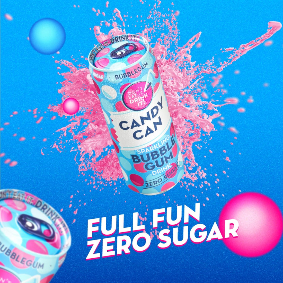 Candy Can Bubblegum Zero Sugar 330ml