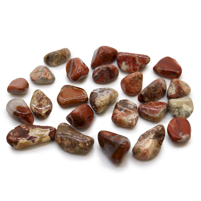 Light Jasper Becciated Small African Tumble Stone