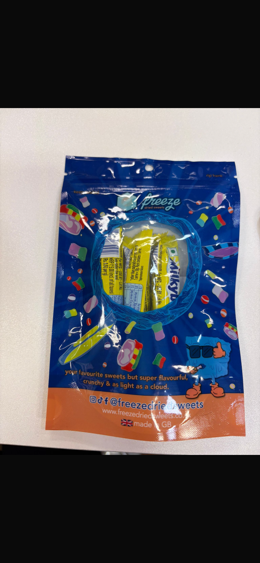 Freeze dried Milky choos