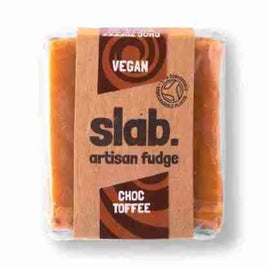 Choc Toffee Fudge Slab - Vegan